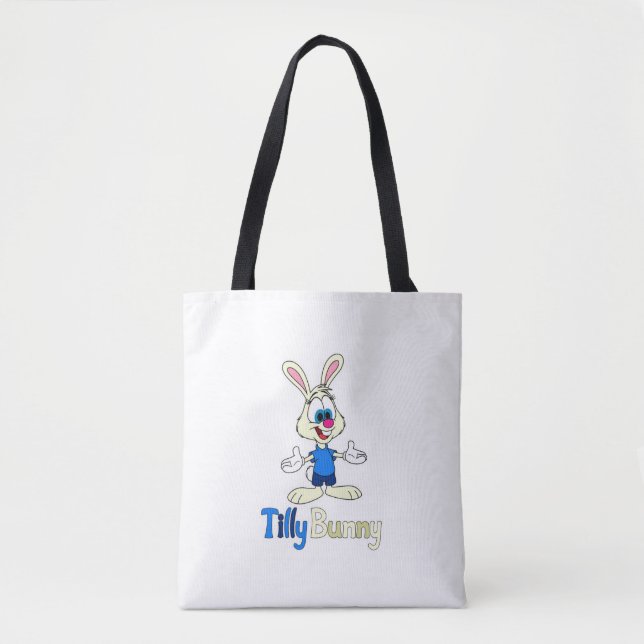 De Tela Bolso tote Tilly Bunny (Anverso)