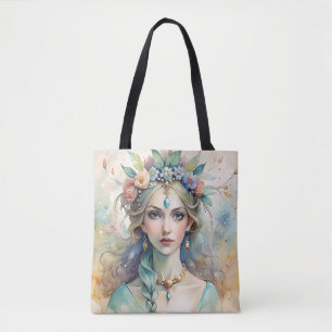 De Tela Bolso tote Watercolor Royal Muse