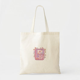 De Tela Bolso Totem Consola Portátil Retro Pastel Kawaii