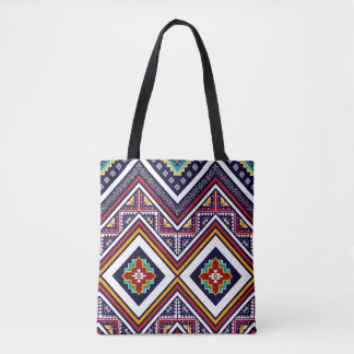 De Tela Bolso Totem Diamante Azteca
