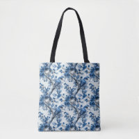 Bolso Totem Diseño Pájaro Azul