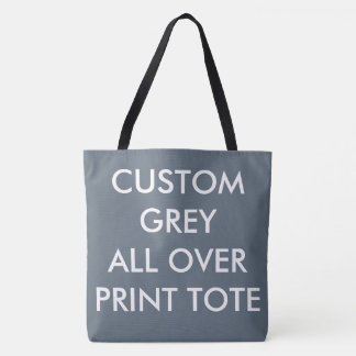 De Tela Bolso TOTEM gris personalizado con impresión en to
