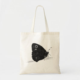 De Tela Bolso Totem Monocromo Mariposa