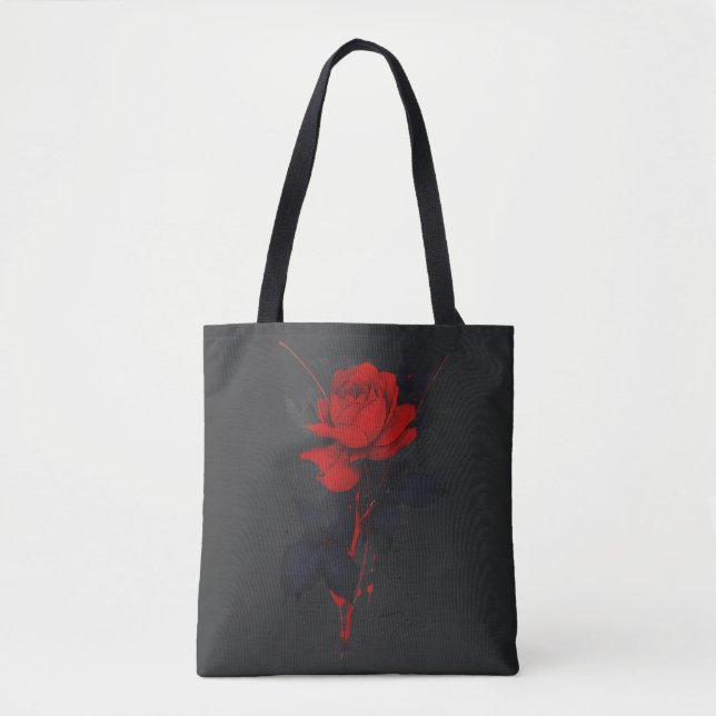 De Tela Bolso Totem Rosa Trash Polka (Anverso)