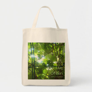De Tela Bolso verde vivo