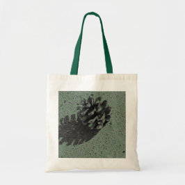 De Tela Calidad verde en el bolso