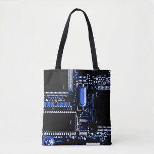 De Tela Circuito azul 2 en todo el bolso