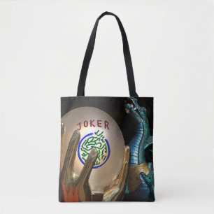De Tela Comodín del Mah Jongg y bolso del dragón