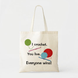 De Tela Crochet le vivo bolso