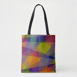 De Tela Dark Geometric - Bolso
