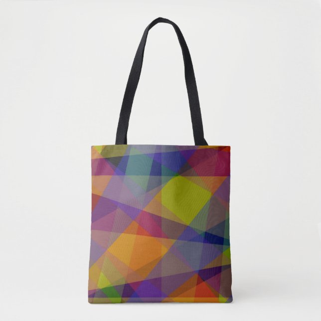 De Tela Dark Geometric - Bolso (Anverso)
