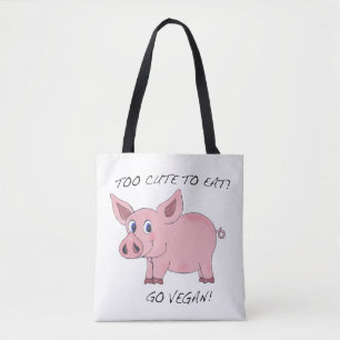 De Tela Demasiado lindo comer el bolso del cerdo