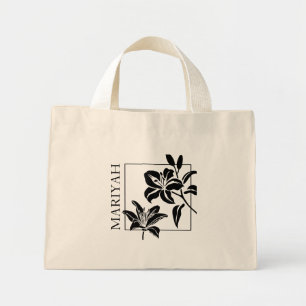 De Tela Diminuto Bolso Mini Tiger-Lily Personalizado