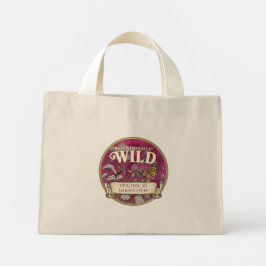 De Tela Diminuto Bolso personalizado Magenta Pollinator Wild Garden
