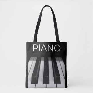 De Tela El bolso del piano, piano cierra el tote
