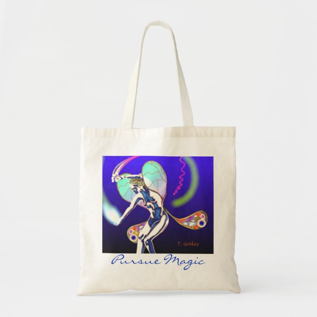 De Tela El bolso '"persigue magia " (Frente)