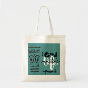 De Tela El Tiki retro Maika'i - bueno - bolso del tote SM