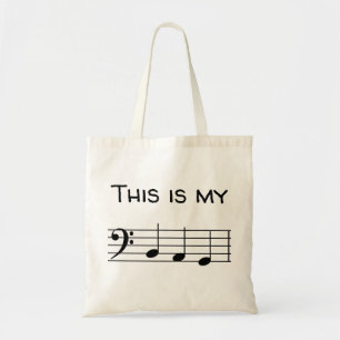 De Tela Éste es mi clef bajo del BOLSO