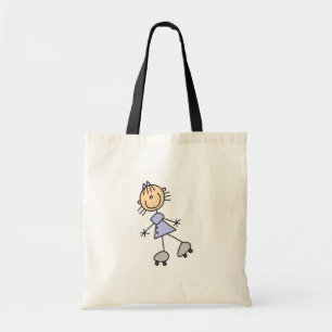 De Tela Figura bolso del palillo del patinador