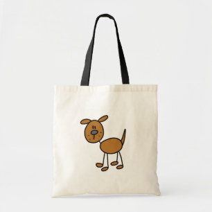 De Tela Figura bolso del palillo del perro