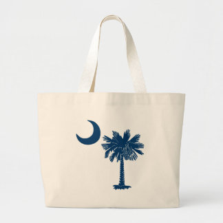 De Tela Gigante Bolso azul del Palmetto