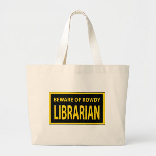De Tela Gigante Bolso camorrista del bibliotecario