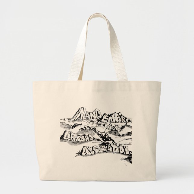 De Tela Gigante Bolso clásico del logotipo (Frente)