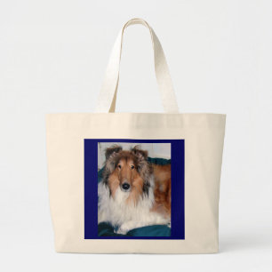 DE TELA GIGANTE BOLSO DEL AMOR DEL COLLIE