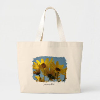 De Tela Gigante Bolso del chapoteo del girasol