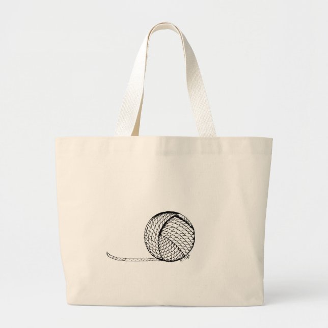 De Tela Gigante Bolso del hilado (Frente)