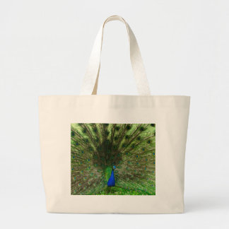 De Tela Gigante Bolso del pavo real