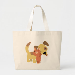 De Tela Gigante Bolso del personalizado del dibujo animado del
