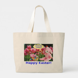 De Tela Gigante Bolso gigante. Feliz Pascua.