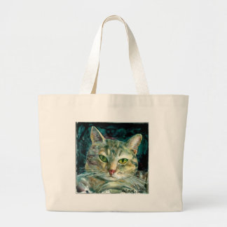 De Tela Gigante Bolso gris del Tabby