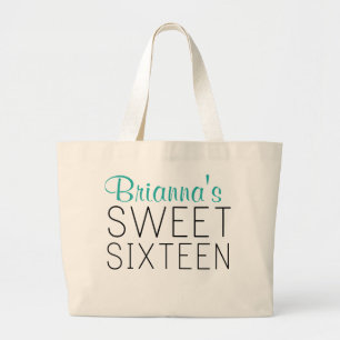 De Tela Gigante Bolso personalizado del dulce 16