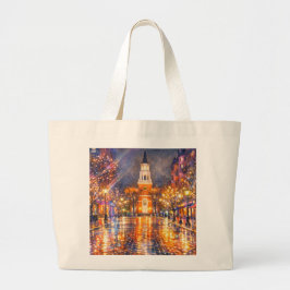 De Tela Gigante Burlington Vermont Bolso Church Street y Lago