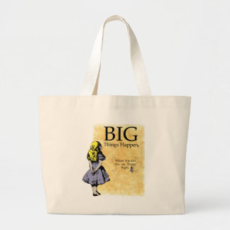De Tela Gigante Las cosas grandes suceden bolso