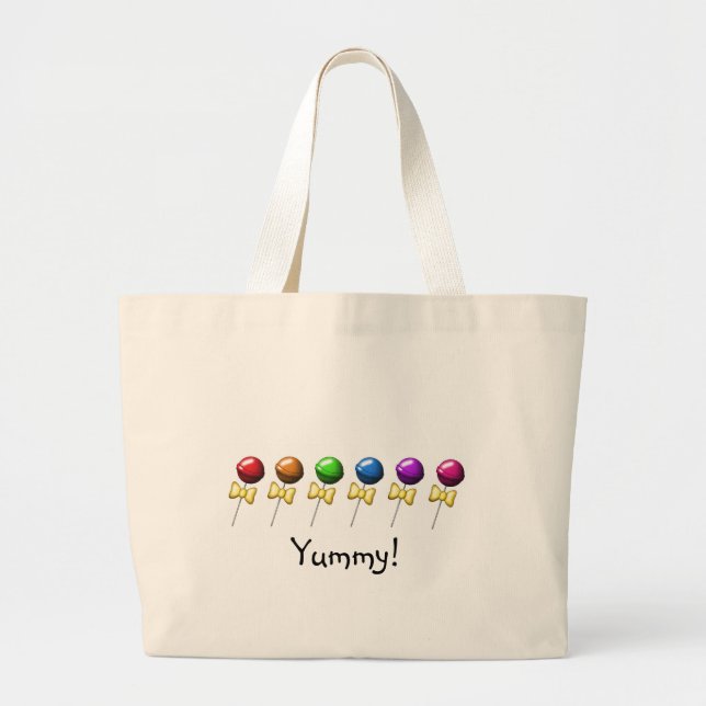 De Tela Gigante Lollipop - bolso (Frente)