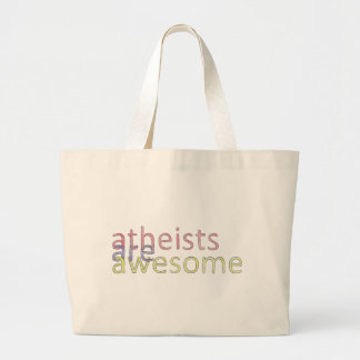 De Tela Gigante Los "ateos son" bolso impresionante