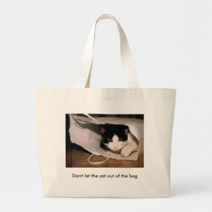 De Tela Gigante No deje el gato fuera del bolso