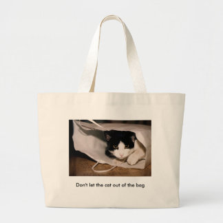 De Tela Gigante No deje el gato fuera del bolso