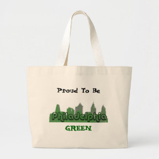 De Tela Gigante Orgulloso ser bolso verde