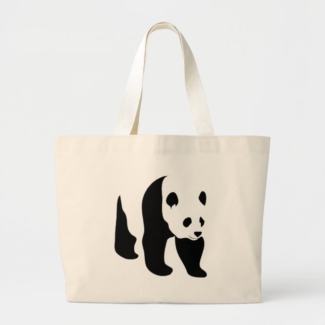 De Tela Gigante ¡Panda!! Bolso (Frente)