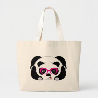 De Tela Gigante Panda linda del tote enorme del bolso