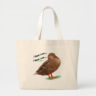 De Tela Gigante Pequeño bolso orgulloso del pato silvestre