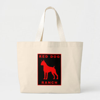 De Tela Gigante Rancho rojo del perro - bolso