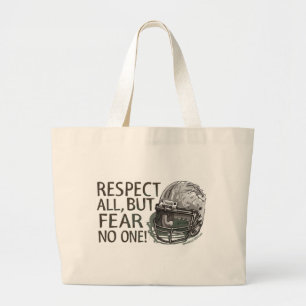 De Tela Gigante ¡Respete todos, pero el miedo nadie! Bolso