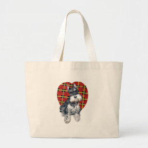 De Tela Gigante Sybil el bolso del Schnauzer