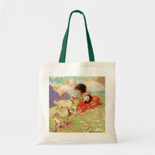De Tela Heidi y sus cabras - bolso