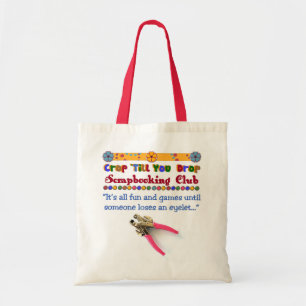 De Tela La cosecha le labra bolso scrapbooking del